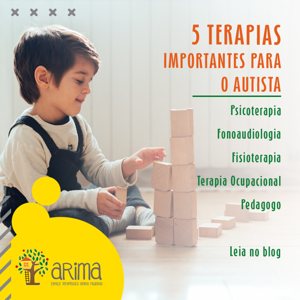 Cinco Terapias importantes para o Autista